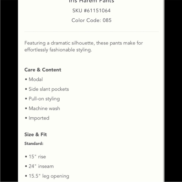 Iris harem pants - Picture 5 of 5